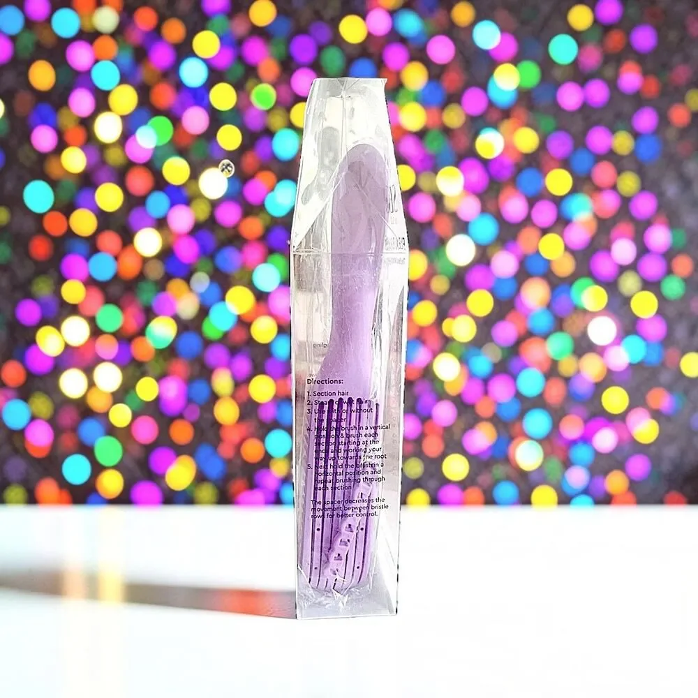 Sutra Beauty Non-Slip Rubber Handle Flexi Purple Brush Brand New In Box